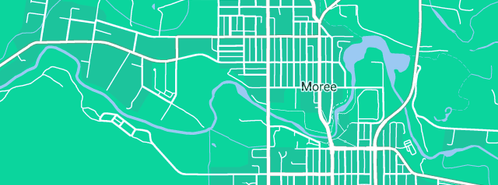 Map showing the location of Plumbing Dynamics Moree in Moree, NSW 2400