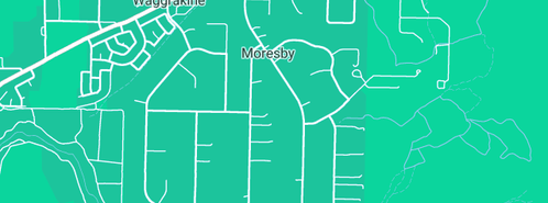 Map showing the location of Nomadic Diversified Services in Moresby, WA 6530