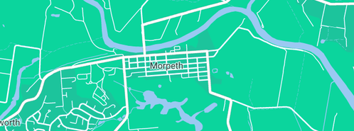 Map showing the location of Brad Lantry Plumbing Services Pty Ltd in Morpeth, NSW 2321