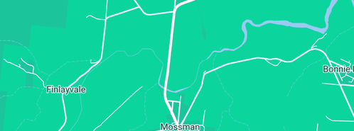 Map showing the location of Petrus V & R in Mossman, QLD 4873