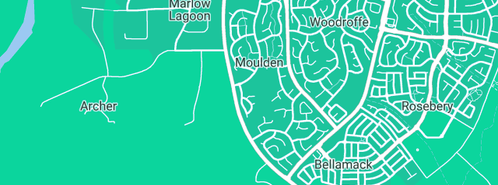 Map showing the location of Diamantina Plumbing in Moulden, NT 830