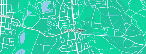 Map showing the location of Damien Walsh Plumbing in Mount Clear, VIC 3350