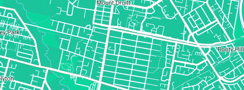 Map showing the location of Anton's Enterprises Pty Ltd in Mount Druitt, NSW 2770