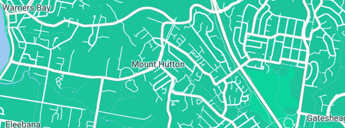 Map showing the location of Montgomery Plumbing and Gas Pty Ltd in Mount Hutton, NSW 2290