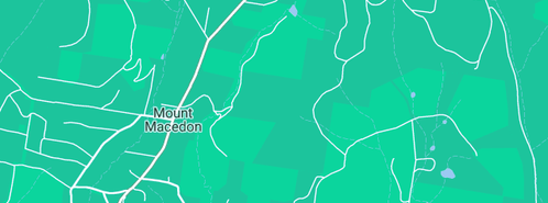 Map showing the location of Advanced Plumbing in Mount Macedon, VIC 3441