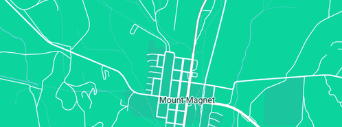 Map showing the location of Mt Magnet Plumbing & Gas in Mount Magnet, WA 6638