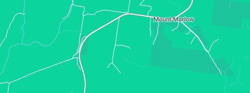 Map showing the location of Wavefield Plumbing Contractors in Mount Marlow, QLD 4800