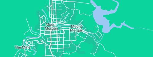 Map showing the location of Joe James in Mount Morgan, QLD 4714