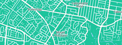 Map showing the location of Colonial Contracting Plumbing & Jetblasting in Mount Pritchard, NSW 2170