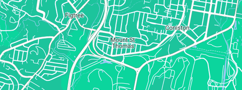 Map showing the location of Murphy's Plumbing Service in Mount Saint Thomas, NSW 2500