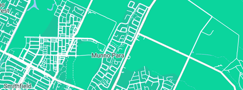 Map showing the location of Playford Plumbing and Gas in Munno Para, SA 5115