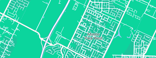 Map showing the location of Benzie Plumbing and Gas in Munno Para West, SA 5115