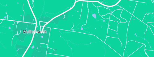 Map showing the location of Gibson Plumbing in Mullion Creek, NSW 2800