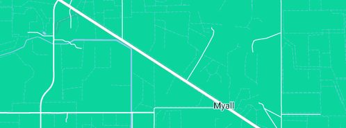 Map showing the location of Napier Gary Plumbing in Myall, VIC 3579