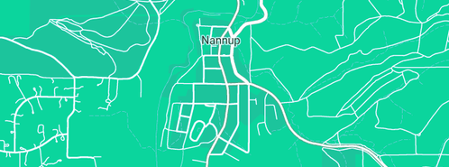 Map showing the location of Potts R & J Plumbing Services in Nannup, WA 6275