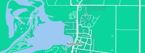 Map showing the location of J & N Hilton Plumbing Pty Ltd in Nagambie, VIC 3608