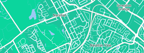 Map showing the location of Ausflow Plumbing Services in Narellan, NSW 2567