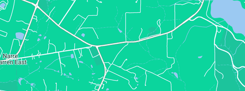 Map showing the location of Cavallo Drainage Contractors in Narre Warren East, VIC 3804