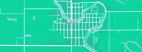 Map showing the location of Butler P J & L E in Nathalia, VIC 3638