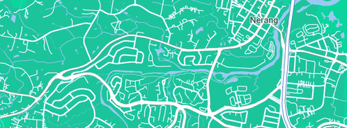 Map showing the location of Fair Dinkum Drainage | Blocked Drains Gold Coast in Nerang, QLD 4211