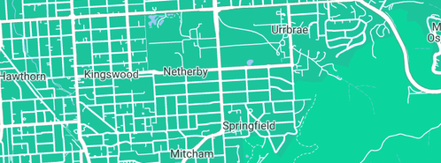 Map showing the location of Hs & Rg Thornton in Netherby, SA 5062