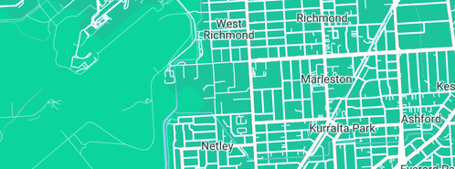 Map showing the location of Plumbing Richmond in Netley, SA 5037