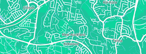 Map showing the location of Gladstone Plumbing & Drainage Service in New Auckland, QLD 4680