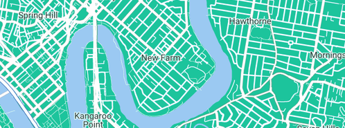 Map showing the location of Compass Consultant Group in New Farm, QLD 4005