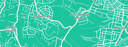 Map showing the location of McKay JR in New Lambton Heights, NSW 2305