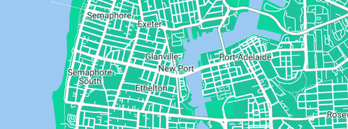 Map showing the location of M & M Plumbing in New Port, SA 5015