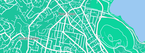 Map showing the location of Bob Sheridan Plumbing in New Town, TAS 7008