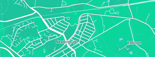 Map showing the location of J & M Plumbing in Newborough, VIC 3825