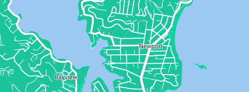 Map showing the location of Sustainable Plumbing and Drainage in Newport, NSW 2106