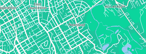 Map showing the location of ASAP Plumbing Tasmania in Newstead, TAS 7250