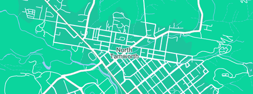 Map showing the location of J & N Plumbing Pty Ltd in North Tamworth, NSW 2340