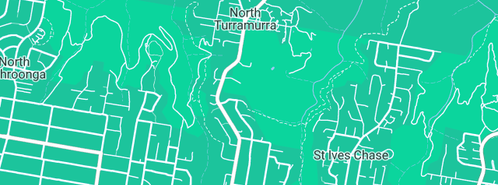 Map showing the location of Dishwasher Installation Turramurra in North Turramurra, NSW 2074