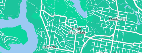 Map showing the location of Northern Beaches Blocked Drains in North Balgowlah, NSW 2093