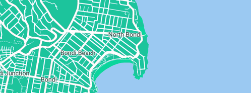 Map showing the location of Eastern Suburbs Emergency Plumbing in North Bondi, NSW 2026