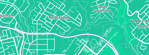 Map showing the location of James M. Farrelly in North Epping, NSW 2121