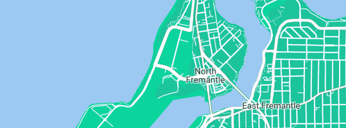 Map showing the location of Tap Doctor in North Fremantle, WA 6159