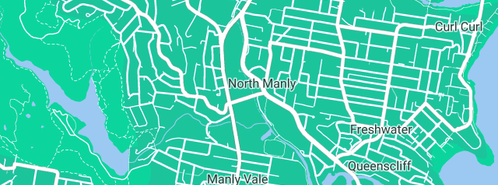 Map showing the location of Robert Mulder in North Manly, NSW 2100