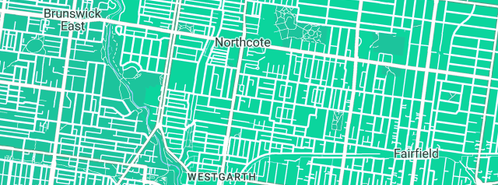 Map showing the location of Northcote Plumbing & Gas in Northcote, VIC 3070