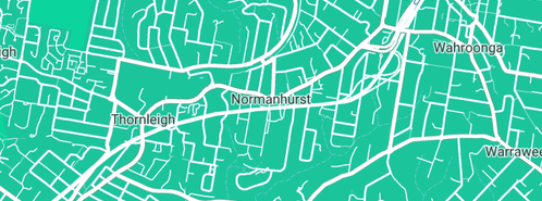 Map showing the location of President Plumbing Solutions in Normanhurst, NSW 2076