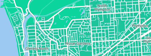 Map showing the location of Ross Bonshor Master Plumber in Novar Gardens, SA 5040