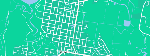 Map showing the location of Gerard Krelle in Nowra East, NSW 2541