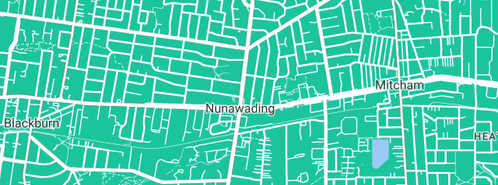 Map showing the location of Metropolitan Plumbing Nunawading in Nunawading, VIC 3131