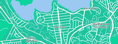 Map showing the location of Ross Barber Plumbing Pty Ltd in Oak Flats, NSW 2529