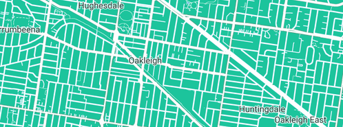 Map showing the location of Plan B Plumbing Solutions in Oakleigh, VIC 3166