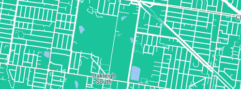 Map showing the location of Cambridge Plumbing Pty Ltd in Oakleigh South, VIC 3167