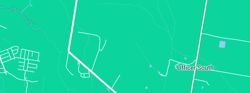 Map showing the location of JPG Plumbing & Gasfitting in Officer South, VIC 3809